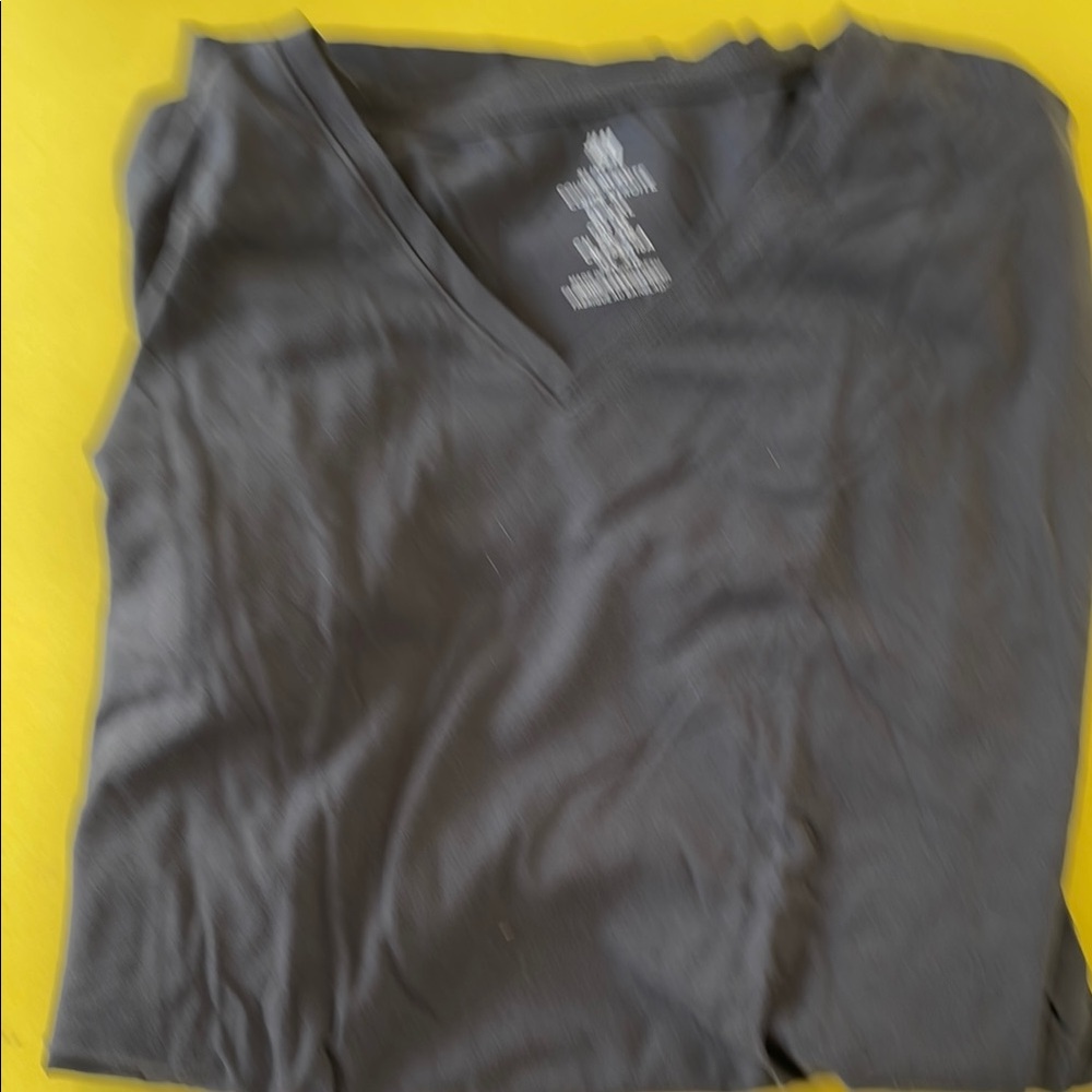 H&M Black Short Sleeve V-Neck Tee